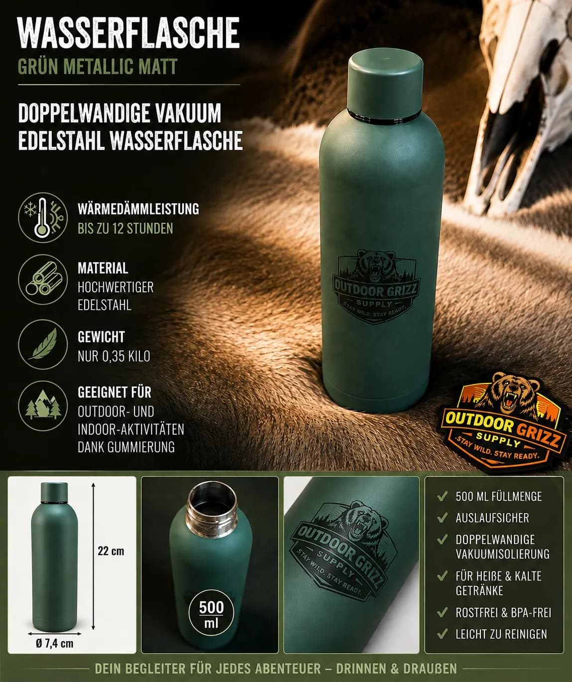 Isolierflasche 500 ml